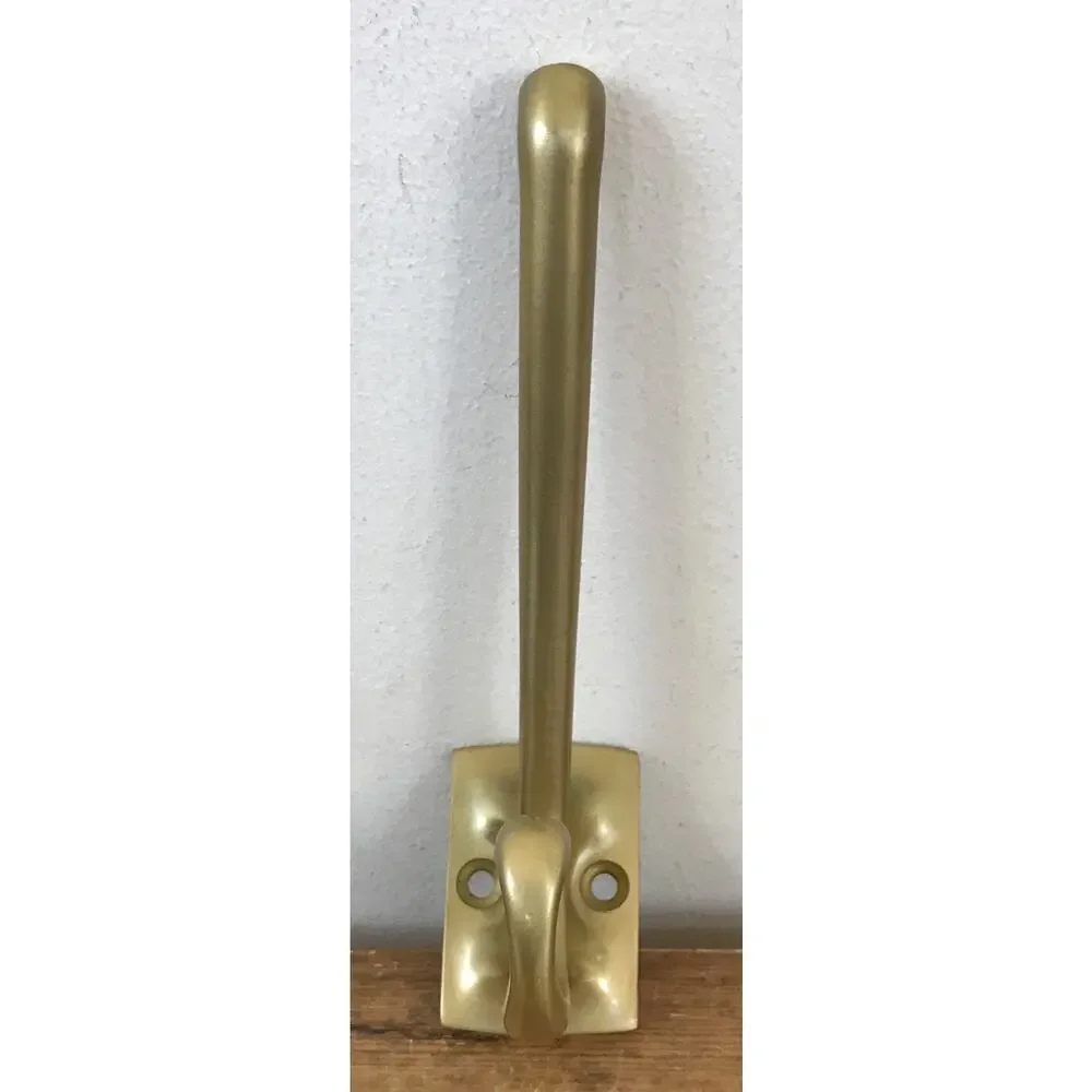 New IKEA Kampig Brass Finish Wall Mount Robe Towel Coat Hook